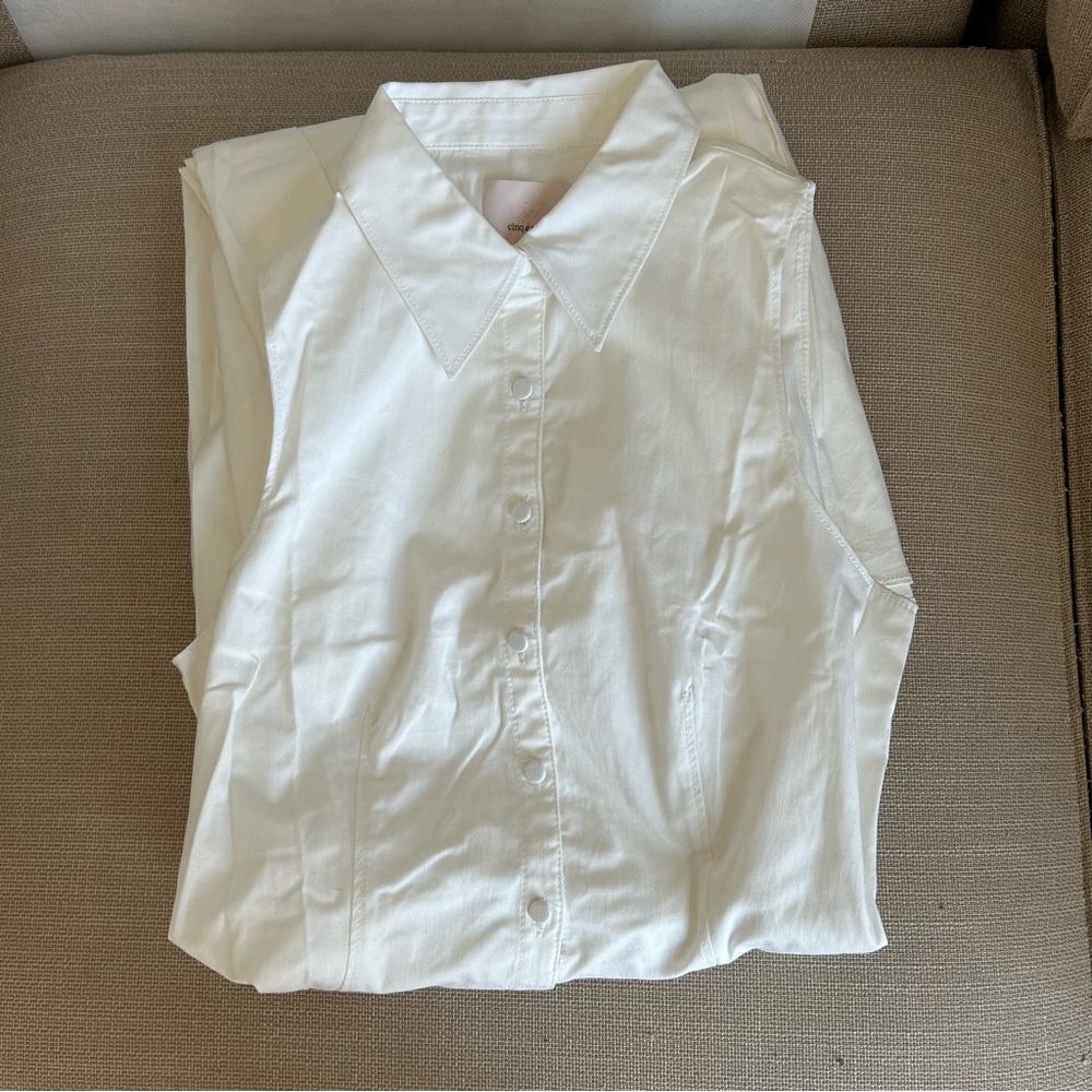 Cinq à Sept White Midi Dress - Picture 5 of 10